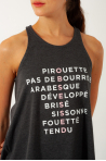 Débardeur Obsessed gris femme