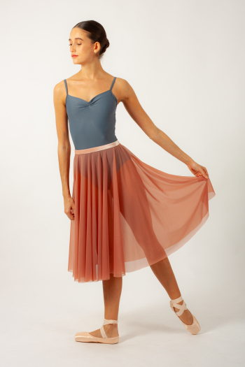 Gaynor Minden long skirt in vintage pink
