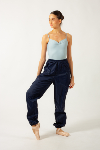 Navy blue warm shop up pants