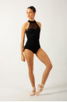 Bloch lacework black leotard L6040