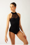 Bloch lacework black leotard L6040