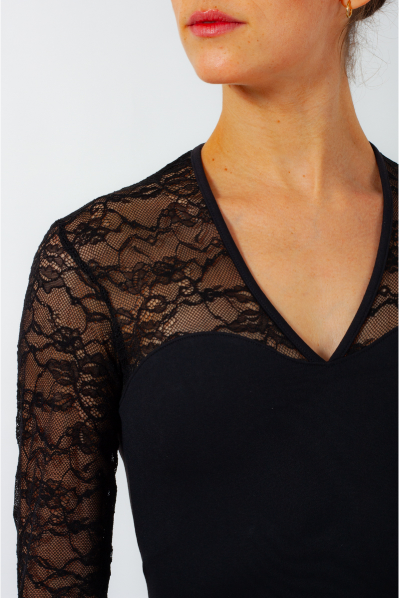 Bloch long sleeves dance leotard L6016