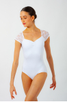 Intermezzo white Lace Leotard 31125