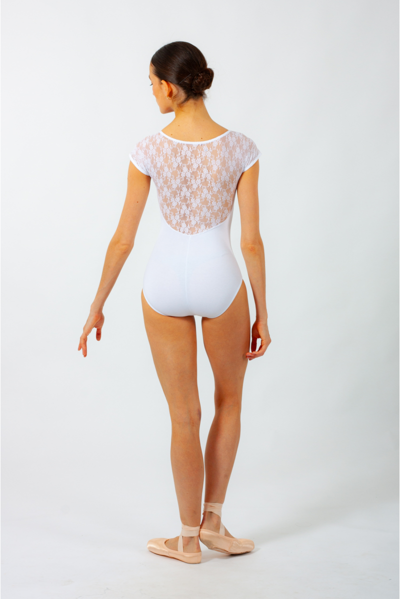 Intermezzo white Lace Leotard 31125