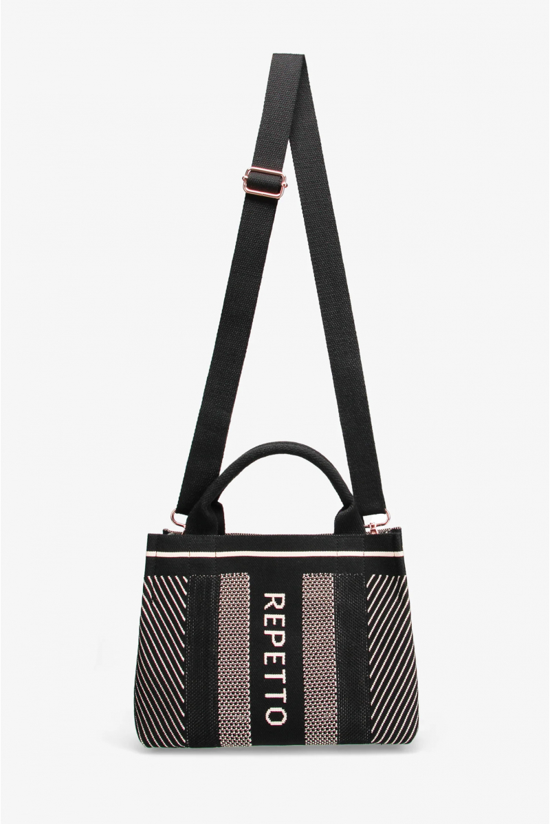 Sac petit cabas noir Repetto