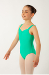 Wear Moi Faustine children emerald leotard