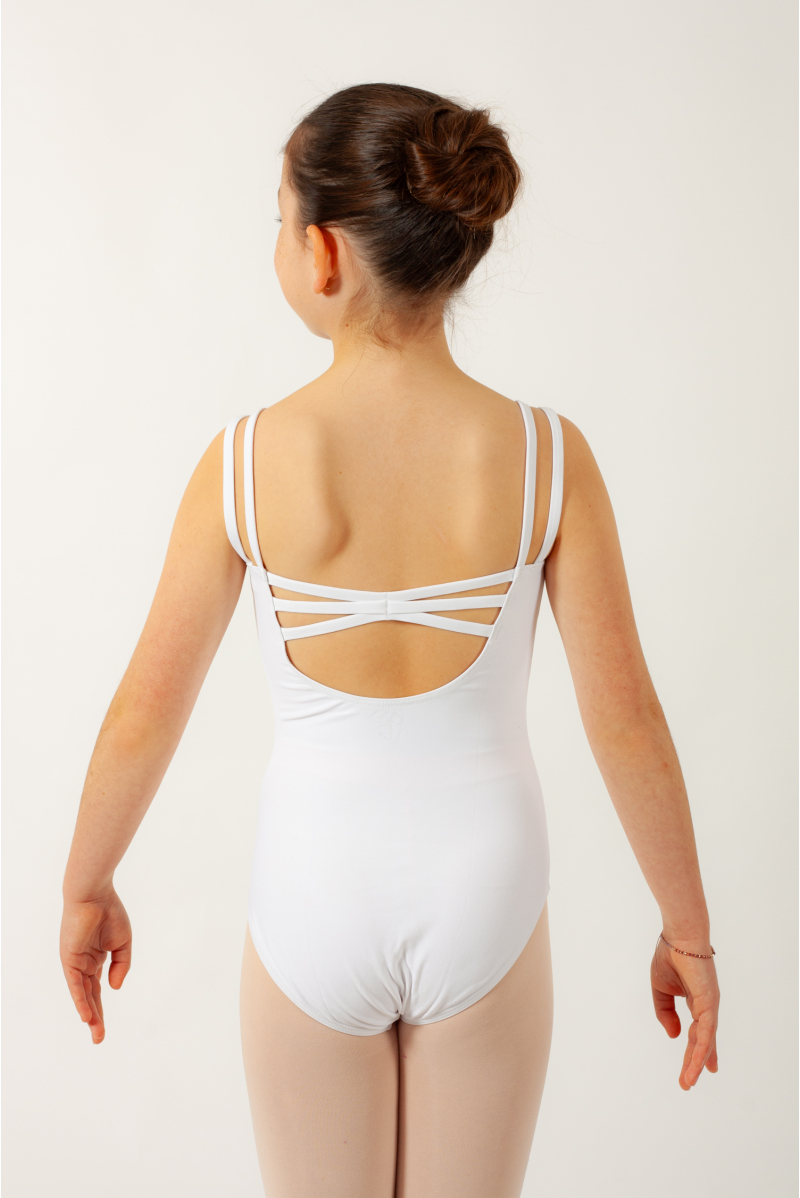 Leotard Wear Moi Mauve white