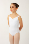 Leotard Wear Moi Mauve white