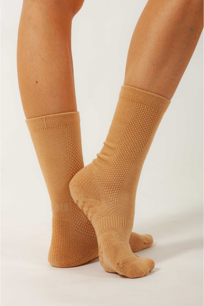 Chaussettes Bloch A1000 Sand et Chocolate