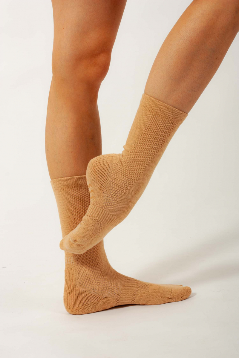 Chaussettes Bloch A1000 Sand et Chocolate