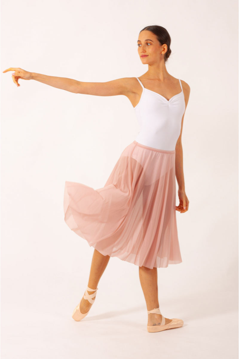 Jupette longue Mara Dancewear rose