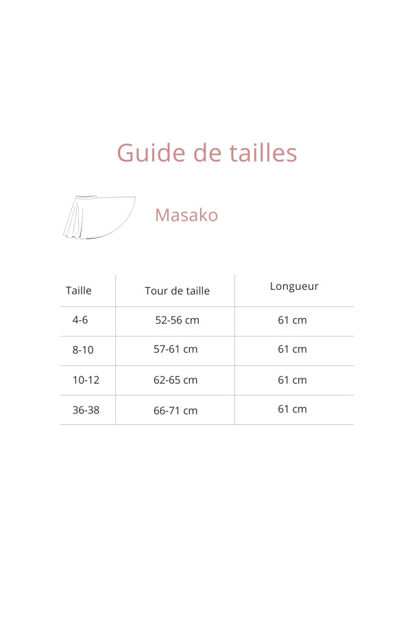 Skirt character Masako Ballet Rosa woman