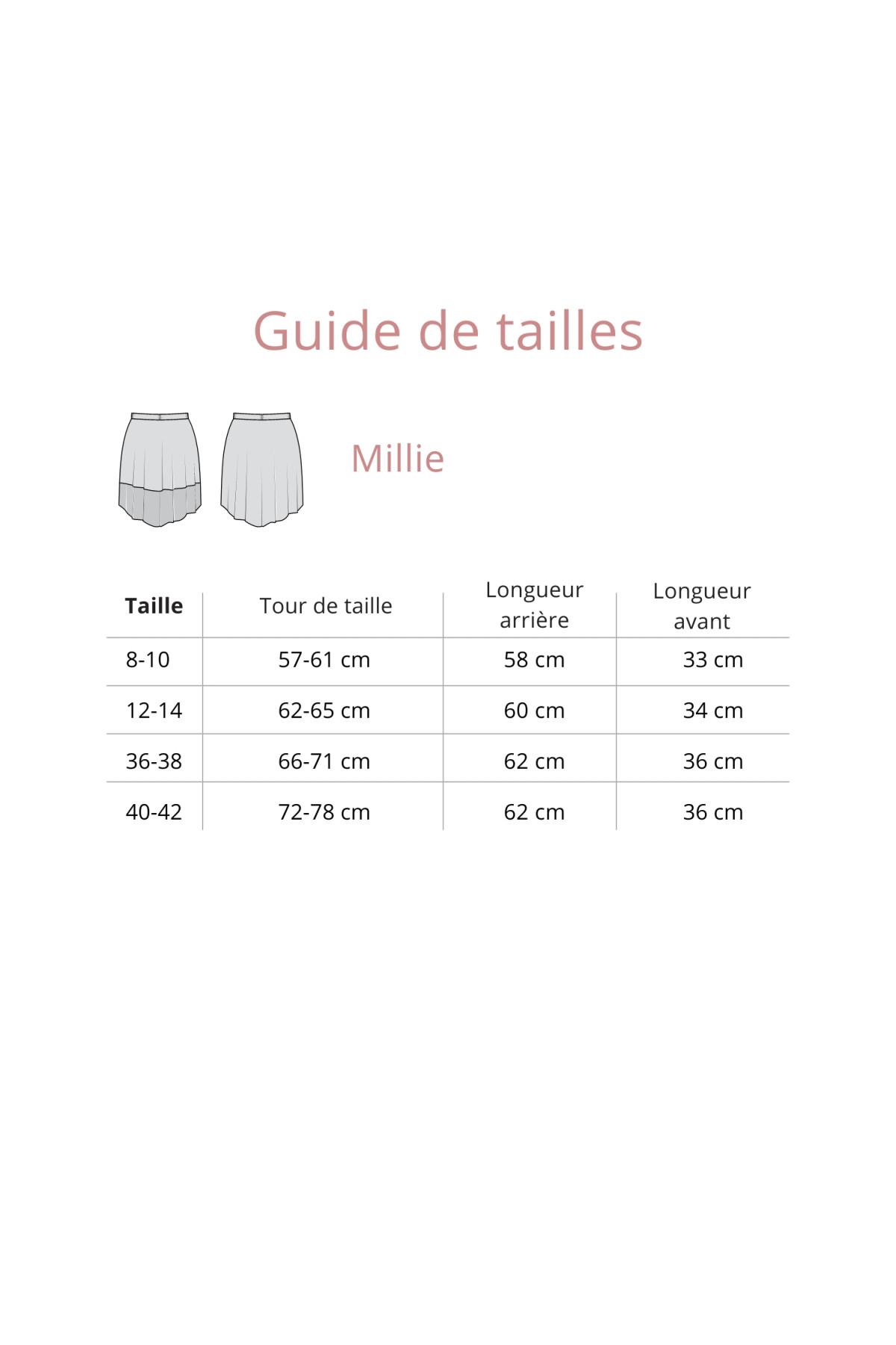 Jupette ceinture froncée Ballet Rosa Millie noire