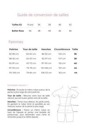 Combinaison Ballet Rosa Yume noir