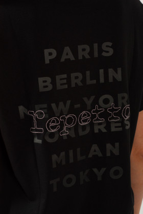 Tee-shirt city ballet Repetto noir