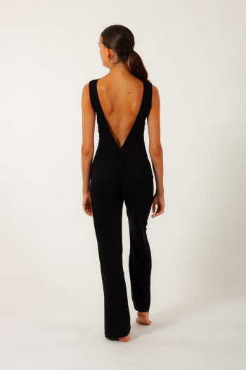 Ballet Rosa Yume full black unitard