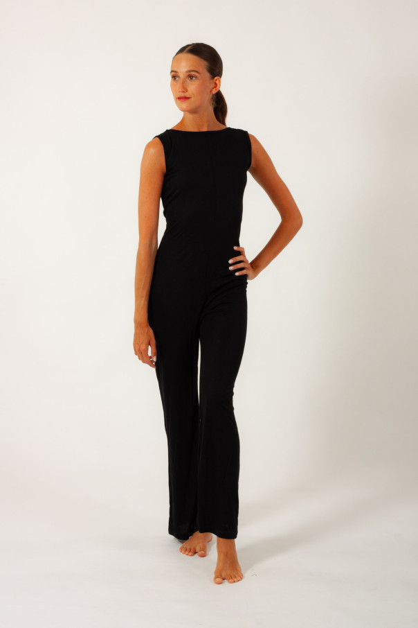 Ballet Rosa Yume full black unitard