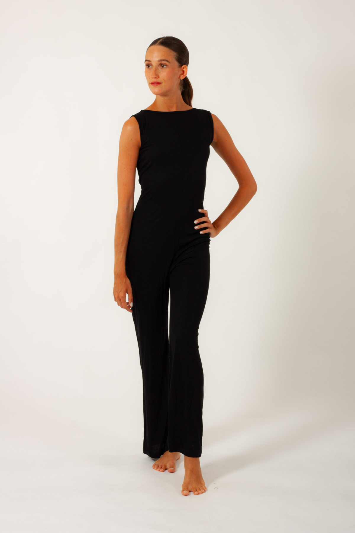 Ballet Rosa Yume full black unitard