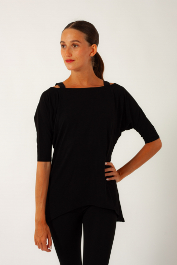 Loose T-shirt Temps Danse Genova black