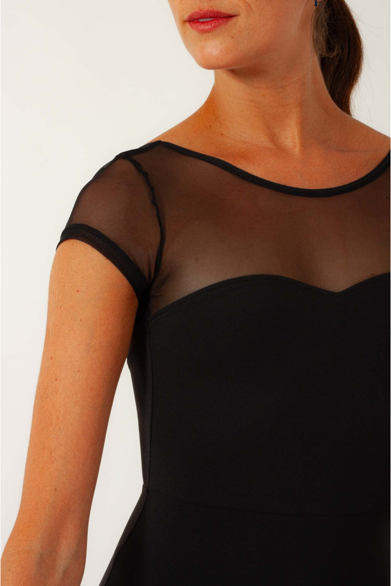 Leotard Capezio MC831W short sleeves