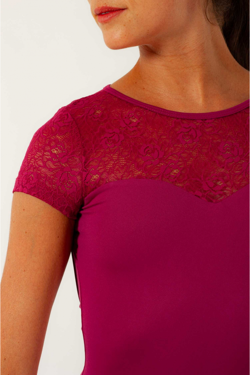 Justaucorps Ballet Rosa Fosette orchidée