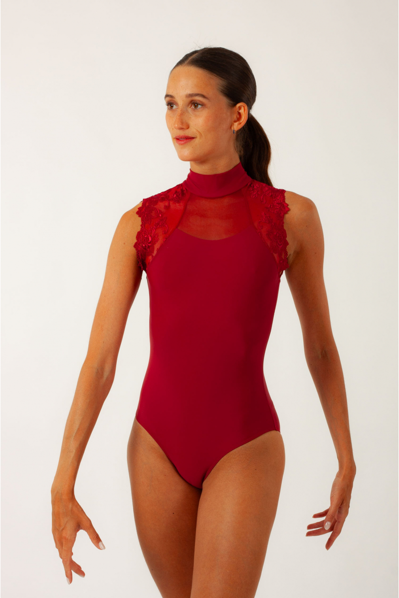 Justaucorps Berenice Ballet Rosa bordeaux 