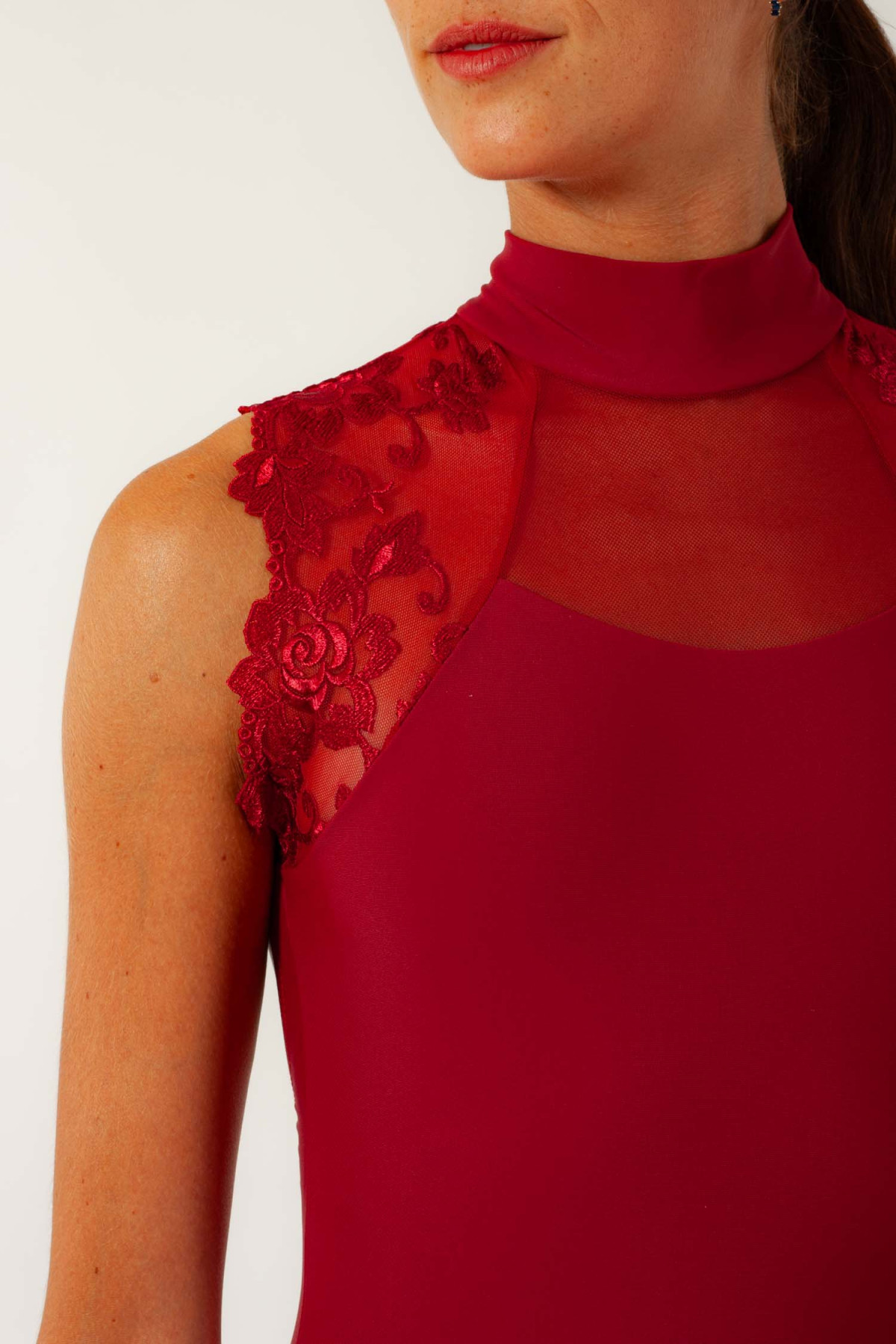 Leotard Berenice Ballet Rosa burgundy child