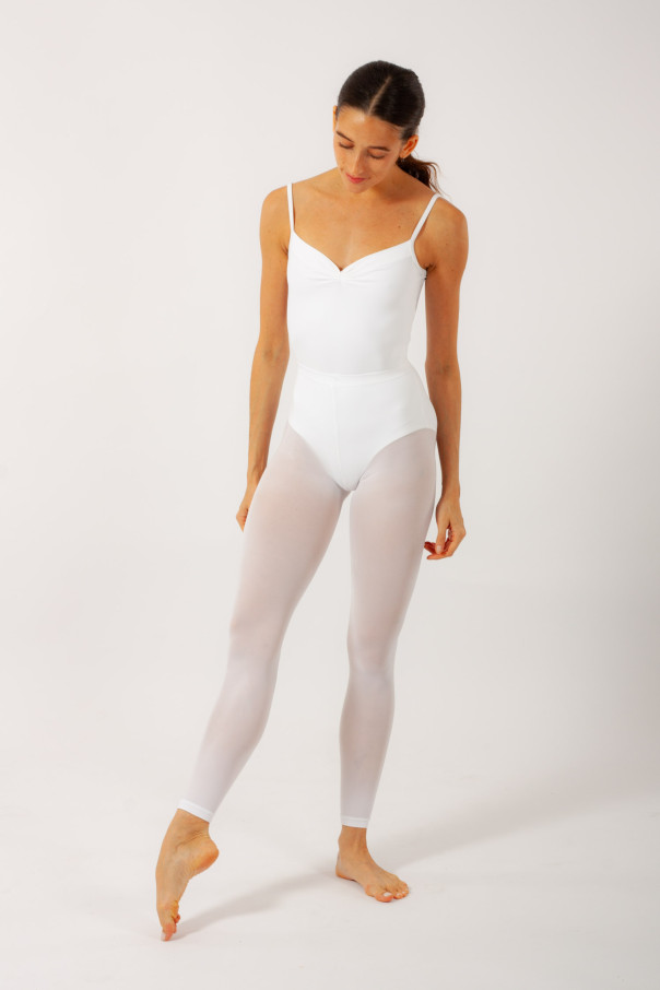 Collants sans pieds blancs Dansez-Vous