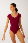 Justaucorps manches courtes Dolores Wear Moi burgundy