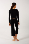 Capezio black mesh 7/8 pants