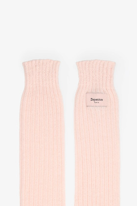 Guêtres logotées Repetto A0201 rose pétale