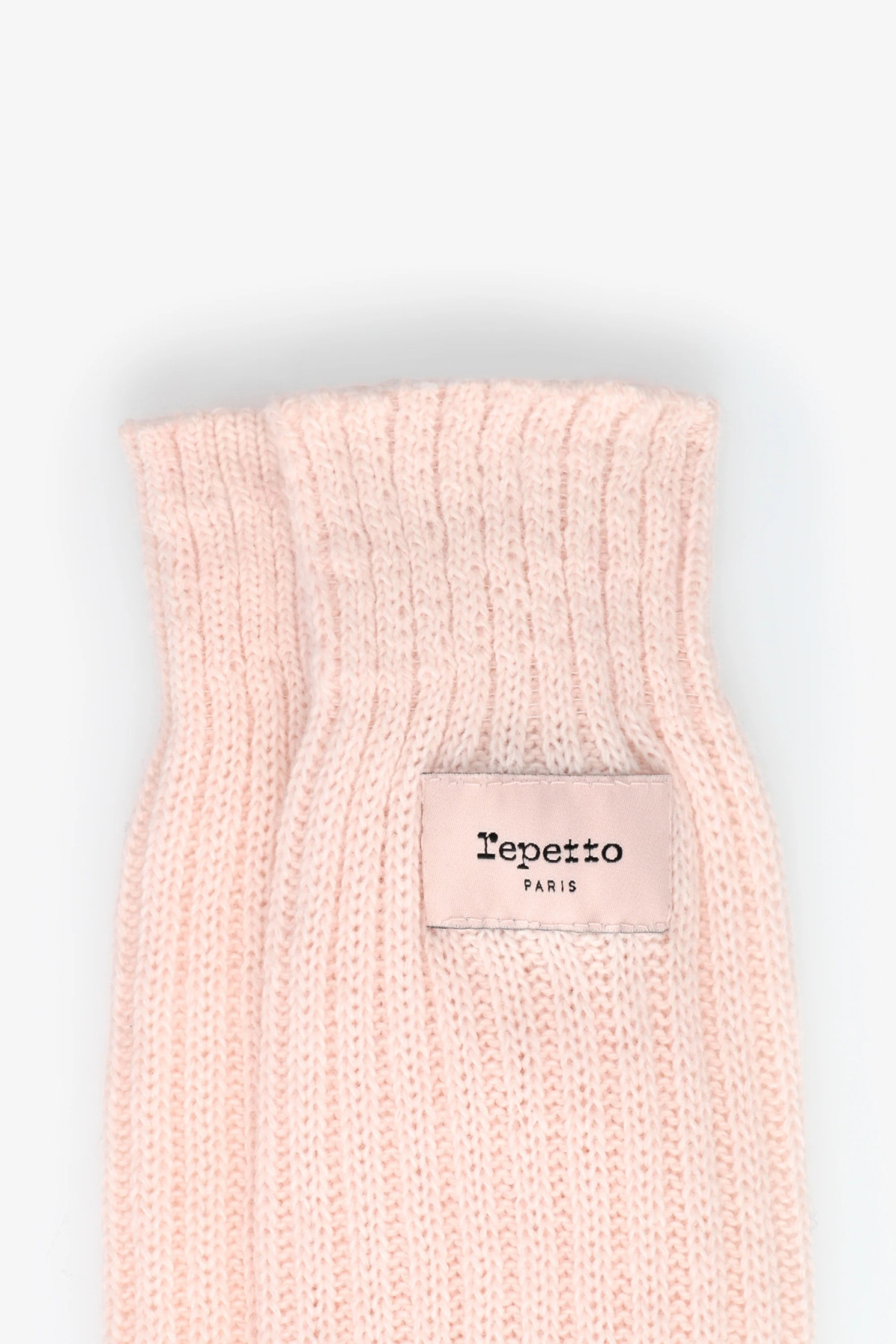 Guêtres logotées Repetto A0201 rose pétale