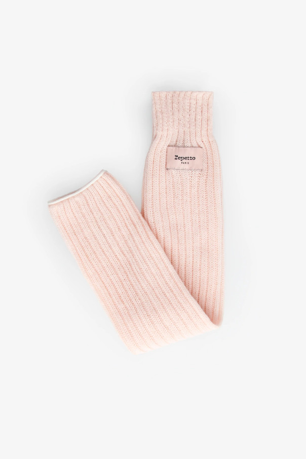 Guêtres logotées Repetto A0201 rose pétale