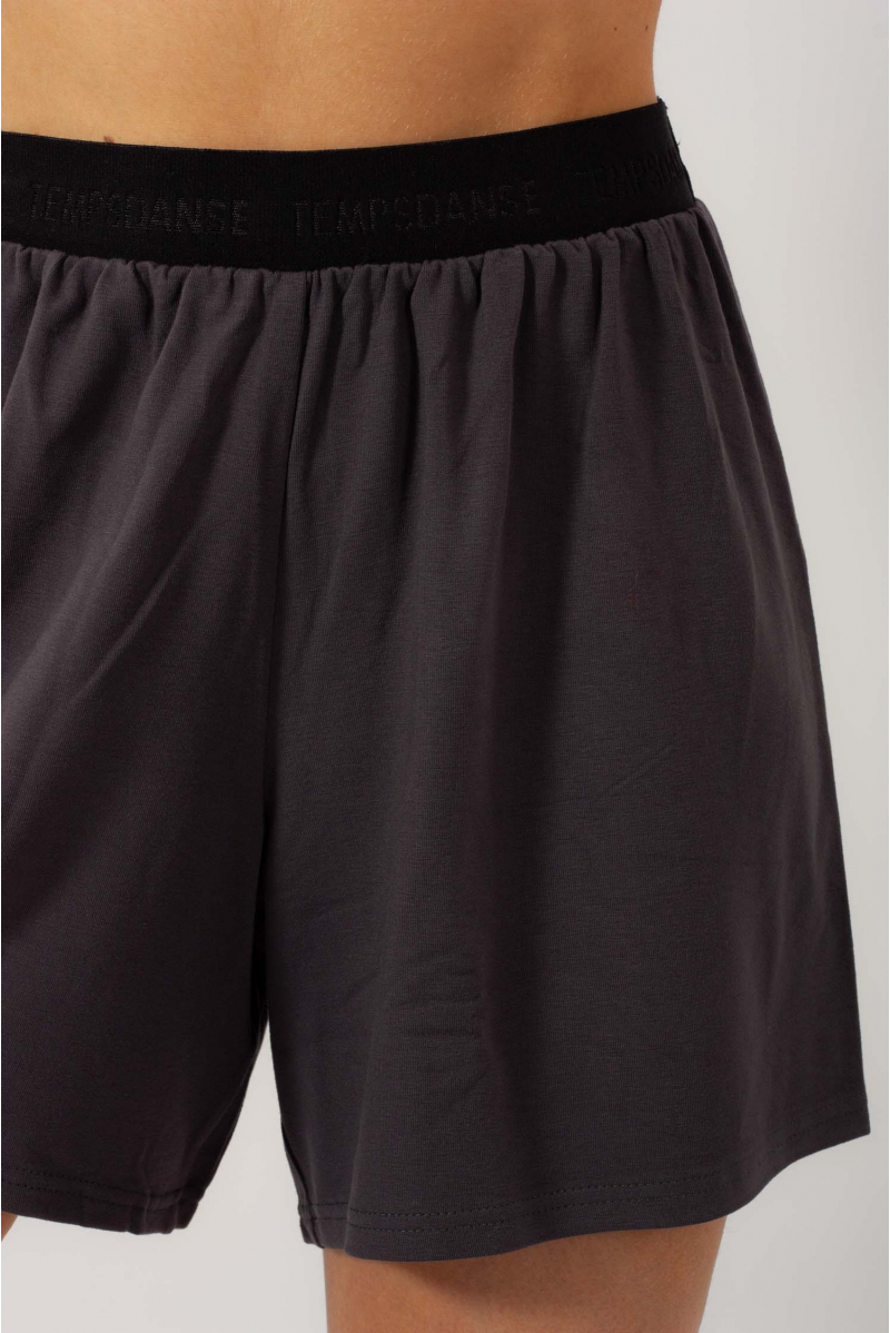 Grey wide shorts Temps Danse Gema