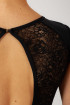 Ballet Rosa black lace women leotard