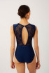 Ballet Rosa navy lace women leotard