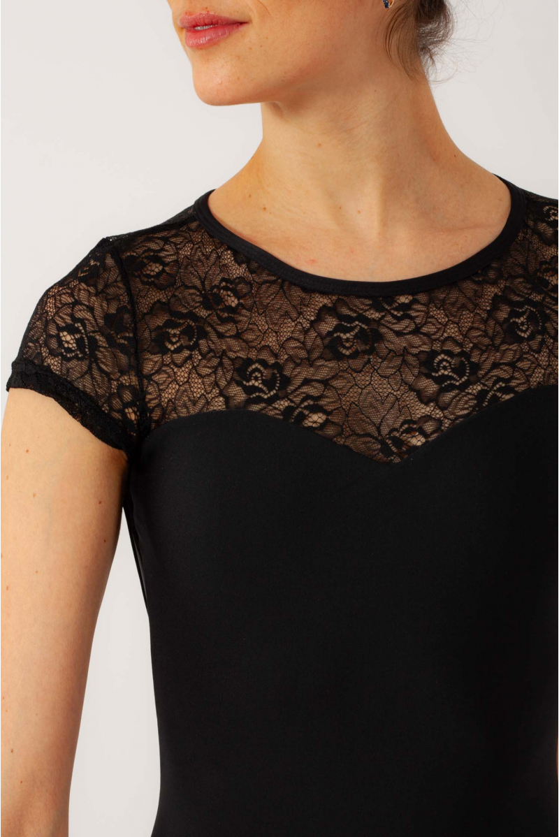 Ballet leotard Rosa Fosette black