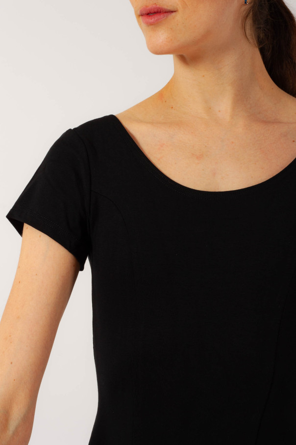 Temps Danse Madras black women leotard