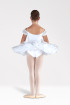 Tutu plateau white and silver T526 Harmony