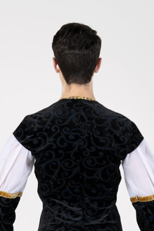 Chemise travaillée en velours 