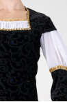 Chemise travaillée en velours 