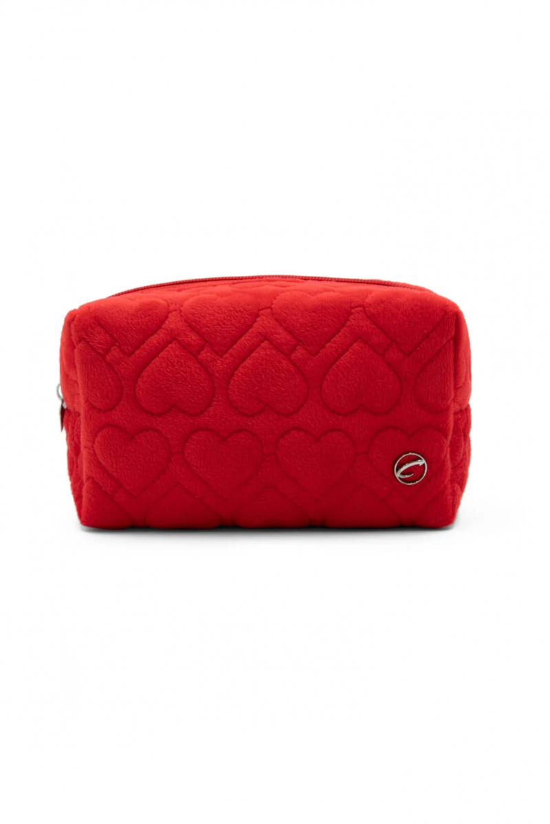 Trousse à maquillage cœurs B320 Capezio rouge