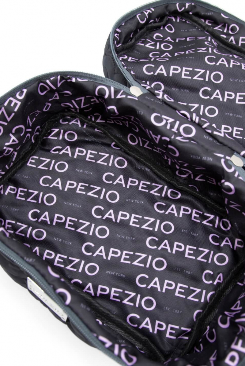 Black Capezio B321 flower vanity set