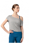 T-shirt court dos nu Z3362 Bloch gris