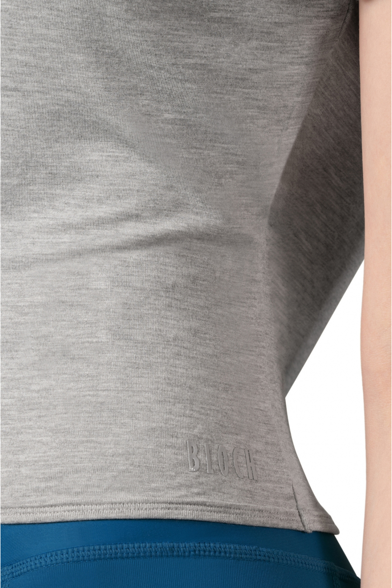 T-shirt court dos nu Z3362 Bloch gris