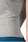 T-shirt court dos nu Z3362 Bloch gris