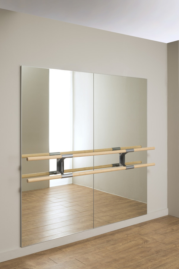 Miroirs Dynamica avec insert pour barre murale 1m
