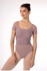 Floral leotard 31709 Intermezzo parme