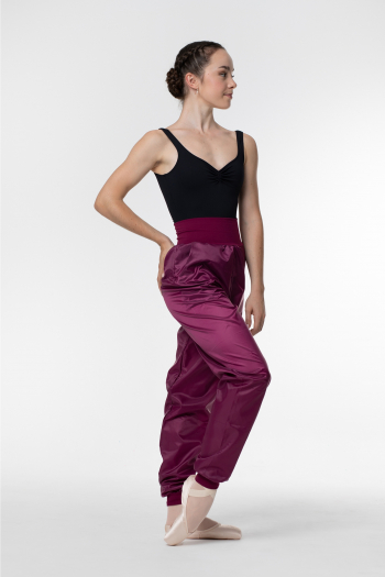 Burgundy perspiration warm up pants 5297 Intermezzo