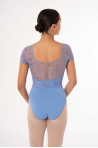 Floral leotard 31709 Intermezzo light blue